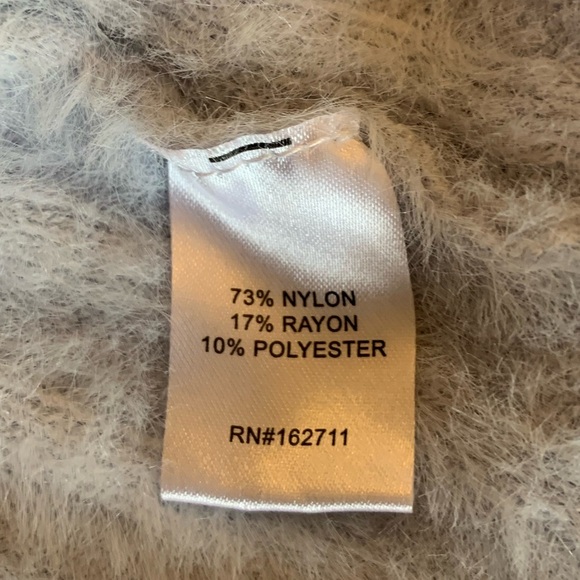 Major label group fuzzy blue cardigan sweater clean girl - Picture 6 of 7